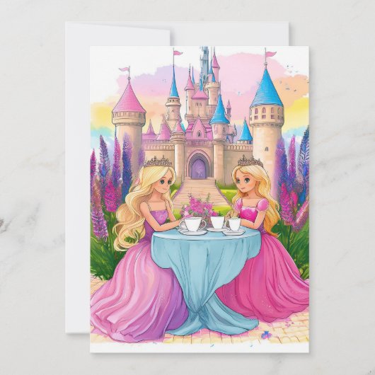 Het vriendelijke land van de Roze Prinses Kaart (Voorkant)