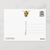 Het vriendelijke Zee Monster Briefkaart (Achterkant)