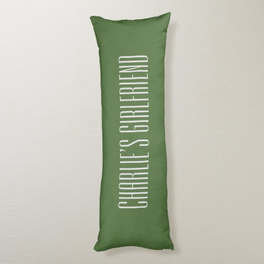 Het Vriendin van de douane Lichaamskussen (Achterkant (Verticaal))