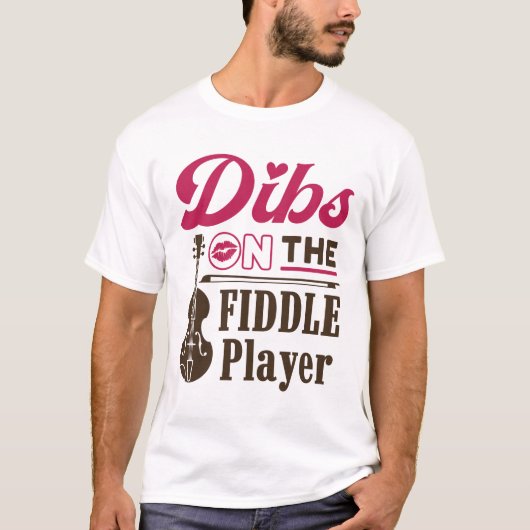 Het Vriendin van de vrouw van Fiddler van de Spele T-shirt (Voorkant)