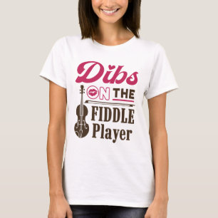 Het Vriendin van de vrouw van Fiddler van de Spele T-shirt