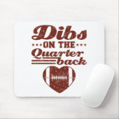 Het Vriendin van het Football van Quarterback Muismat (Met muis)