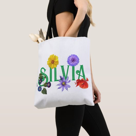 Het Vriendin 'Wildflower' Canvas tas (Dichtbij)