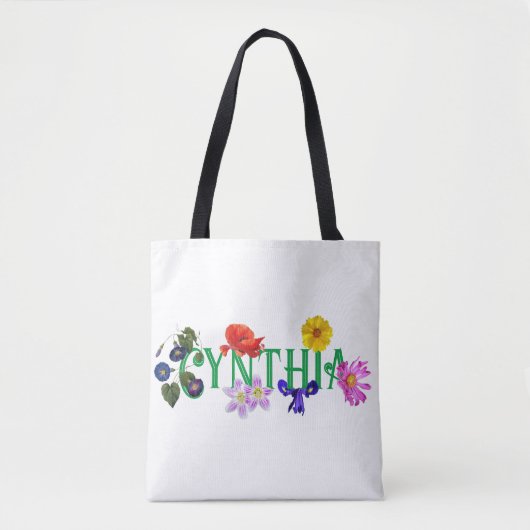 Het Vriendin 'Wildflower' Canvas tas (Voorkant)