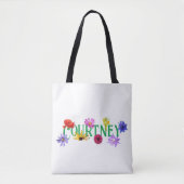 Het Vriendin 'Wildflower' Canvas tas (Voorkant)