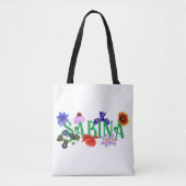 Het Vriendin 'Wildflower' Canvas tas (Voorkant)