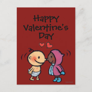 Het vriendschappelijke EskimoKind van de Kussen Feestdagenkaart