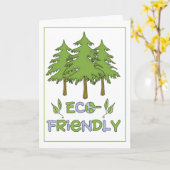 Het Vriendschappelijke Wenskaart van Eco Kaart (Gele Bloem)