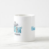Het vriesseizoen is gepersonaliseerd koffiemok (Center)