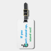 Het vrije Bagagelabel van de Citaat van de besnoei (Voorkant verticaal)