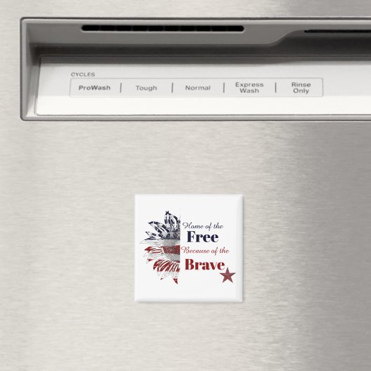 Het vrije huis vanwege de dappere, magneet (Insitu (Vaatwasser))