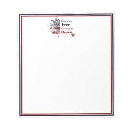 Het vrije huis vanwege de dappere, notitieblok