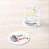 Het vrije huis vanwege de dappere, ronde kartonnen onderzetter (Insitu)