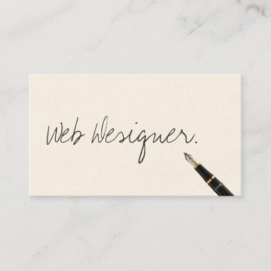 Het vrije Visitekaartje van het Ontwerp van het We (Voorkant)