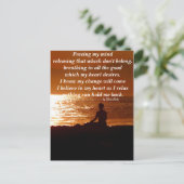 Het vrijgeven_ Briefkaart (Staand voorkant)