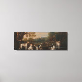 Het vrijgeven van de Honden Canvas Afdruk (Voorkant)