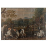 Het vrijgeven van de Honden door John Wootton Snijplank (Voorkant)