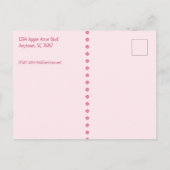 Het Vrijgezellenfeest Datum opslaan Aankondigingskaart (Achterkant)