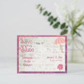 Het Vrijgezellenfeest Datum opslaan Aankondigingskaart (Staand voorkant)