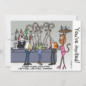 Het vrijgezellenfeest kaart (Voorkant)