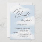 Het Vrijgezellenfeest van Cloud Nine Blue Kaart (Voorkant)