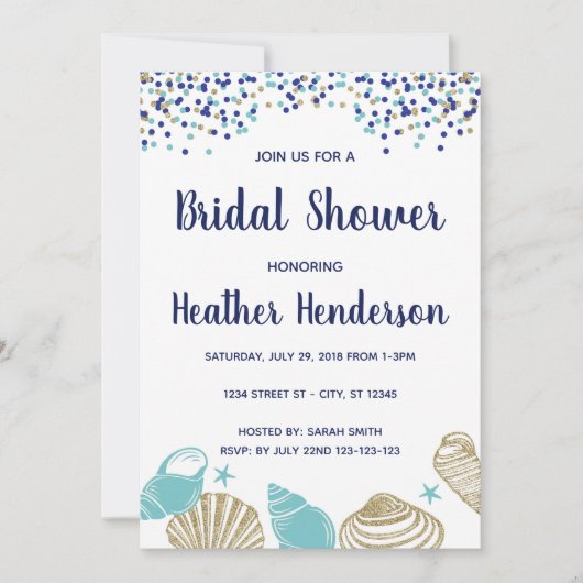 Het Vrijgezellenfeest van de beach nodigt uit Kaart (Voorkant)