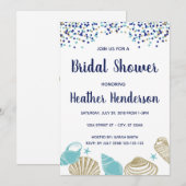 Het Vrijgezellenfeest van de beach nodigt uit Kaart (Voorkant / Achterkant)