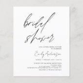 Het Vrijgezellenfeest van de begroting handgeschre Flyer (Voorkant)