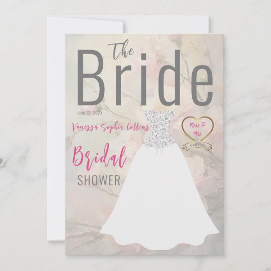 Het Vrijgezellenfeest van de Bride Kaart (Voorkant)