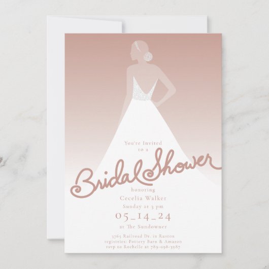 Het Vrijgezellenfeest van de Bride Kaart (Voorkant)