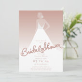 Het Vrijgezellenfeest van de Bride Kaart (Staand voorkant)