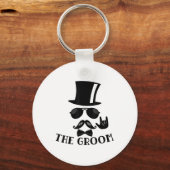 Het vrijgezellenfeest van de bruidegom geschenken  sleutelhanger (Voorkant)