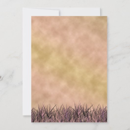 Het Vrijgezellenfeest van de Hunt is over het huwe Kaart (Achterkant)