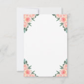 Het Vrijgezellenfeest van de Rozen van de Lichten  Kaart (Achterkant)