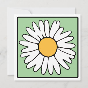 Het Vrijgezellenfeest van Gerber Daisy van de Tuin Kaart