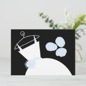 Het vrijgezellenfeest van het huwelijk is horizont kaart (Staand voorkant)