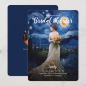 Het Vrijgezellenfeest van het thema Sterrennacht | Kaart (Voorkant / Achterkant)