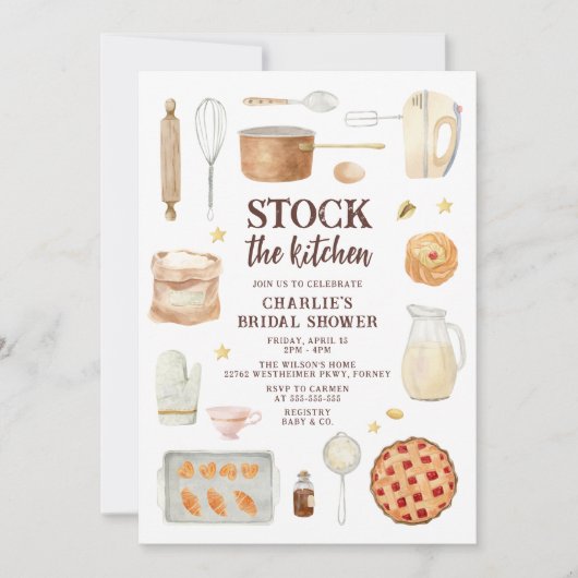 Het Vrijgezellenfeest van Kitchen Kaart (Voorkant)