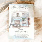 Het Vrijgezellenfeest van Parisian zei dat ze Oui  Kaart