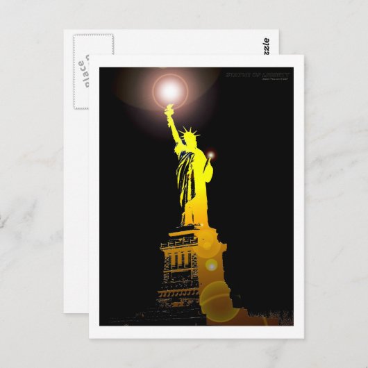 Het Vrijheidsbeeld Briefkaart (Voorkant / Achterkant)