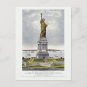 Het Vrijheidsbeeld, Het grote Bartholdi-beeld Briefkaart (Voorkant)