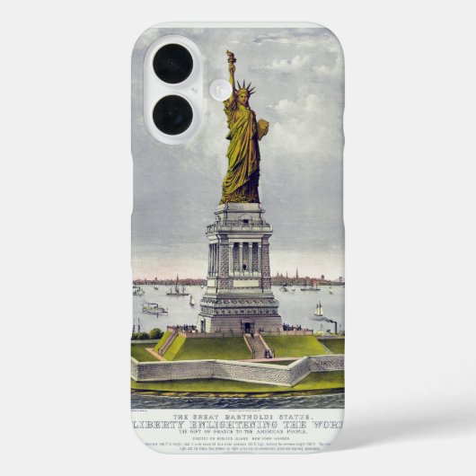 Het Vrijheidsbeeld, Het grote Bartholdi-beeld Case-Mate iPhone Case (Achterkant)