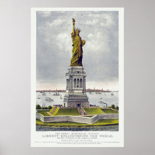 Het Vrijheidsbeeld, Het grote Bartholdi-beeld Poster
