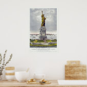 Het Vrijheidsbeeld, Het grote Bartholdi-beeld Poster (Keuken)