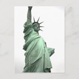 Het Vrijheidsbeeld in de haven van New York Briefkaart