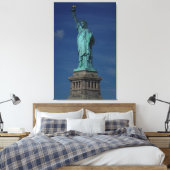 Het Vrijheidsbeeld op het gebied van de vogelstand Canvas Afdruk (Insitu (Slaapkamer))