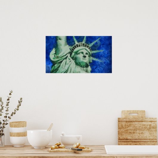 Het Vrijheidsbeeld Poster (Keuken)