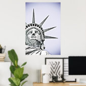 Het Vrijheidsbeeld Poster (Thuiskantoor)