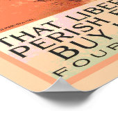 Het Vrijheidsbeeld van New York zal geen obligatie Poster (Hoek)