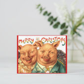 Het vrolijke Art. van het Briefkaart van het Paar (Staand voorkant)